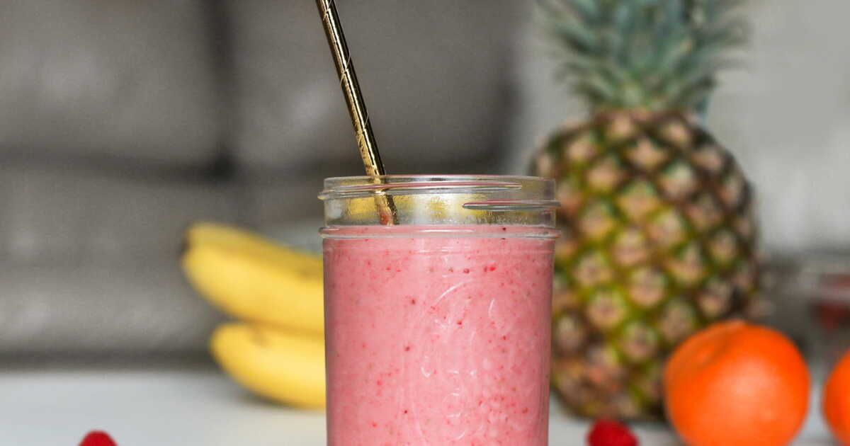 Des smoothies à base de framboises qui font craquer
