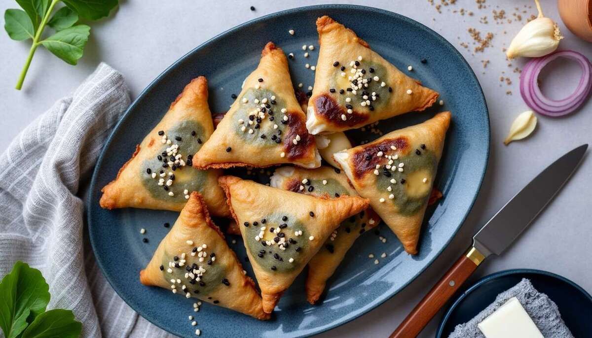 Bricks aux épinards et chèvre : un délice croustillant