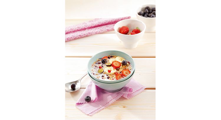 Bowl croustillant aux fruits