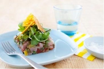 Un tartare de veau raffiné au goût du jardin