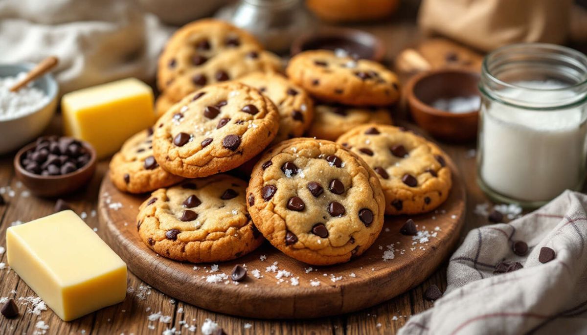 Des cookies aux pépites de chocolat qui font fondre les cœurs