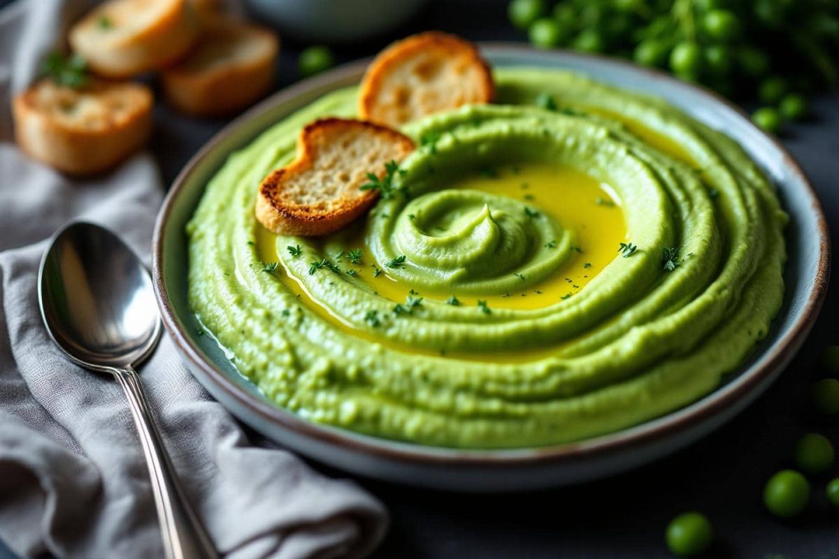 Démarquez-vous avec une purée de pois cassés crémeuse et rapide à réaliser