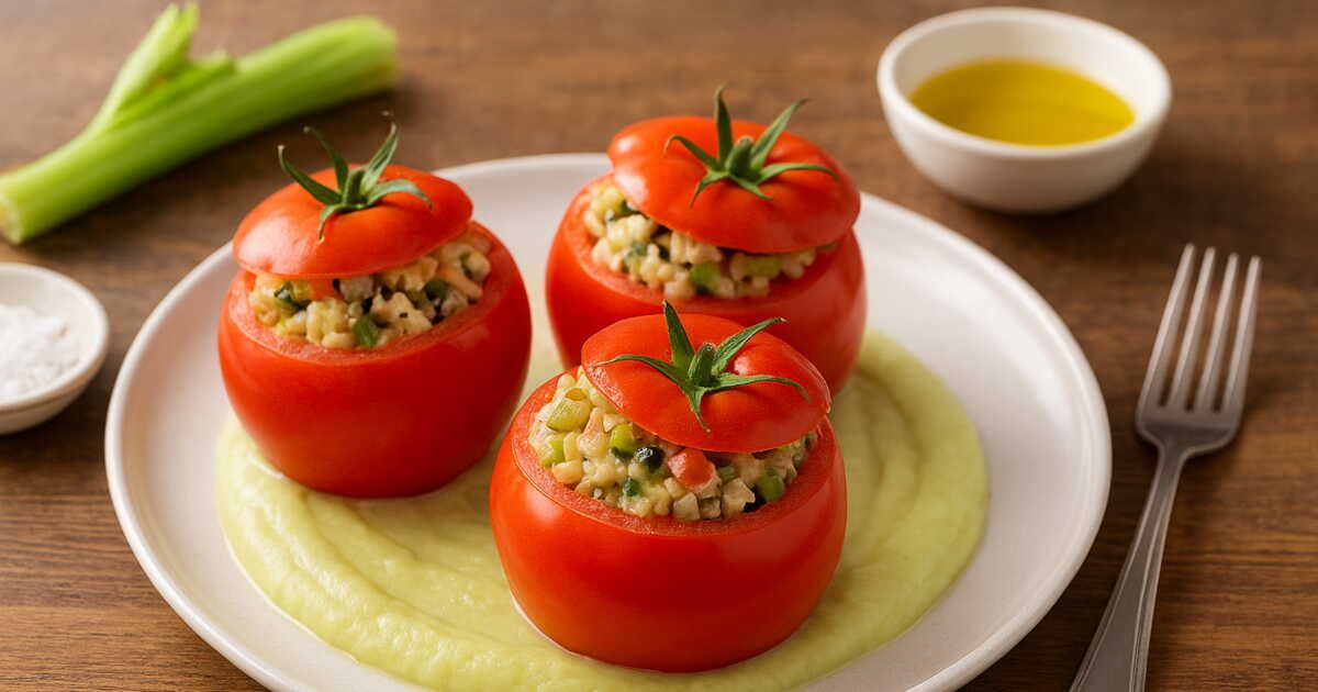 la fraîcheur des tomates farcies crues selon bernard loiseau