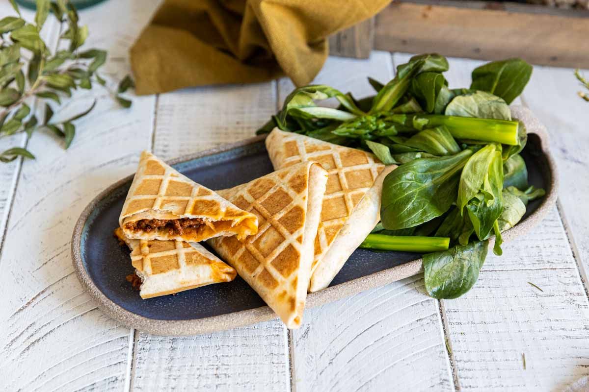 Tacos façon samoussas à la viande hachée