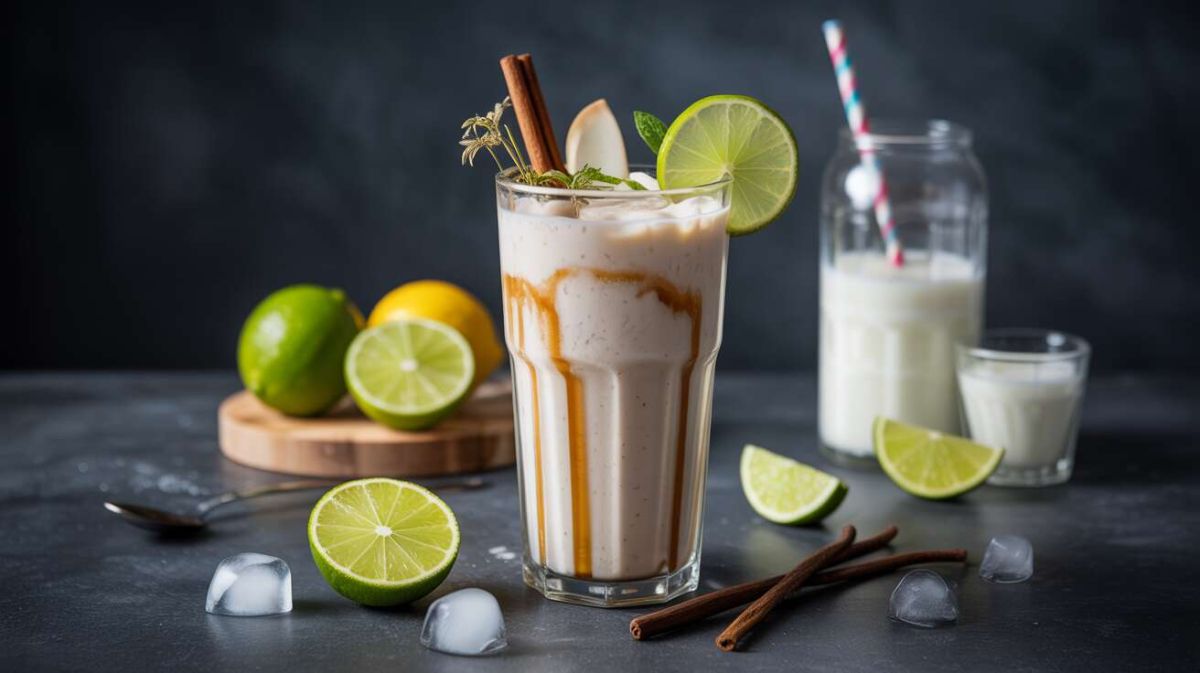 Recette de Milkshake Léger Citron Vert et Vanille