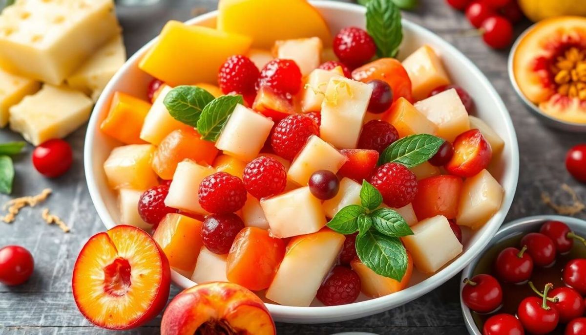 Une salade de fruits fraîche pour un dessert léger et savoureux