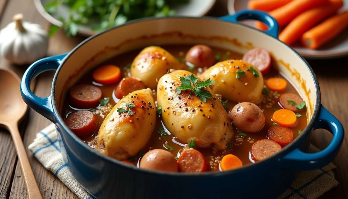 Savourez une paupiette de pintade en cocotte : une recette délicieuse à découvrir