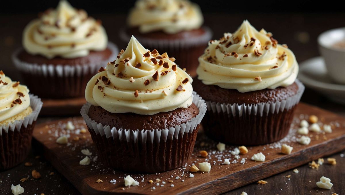 Découvrez la recette irrésistible des cupcakes au chocolat blanc et vanille