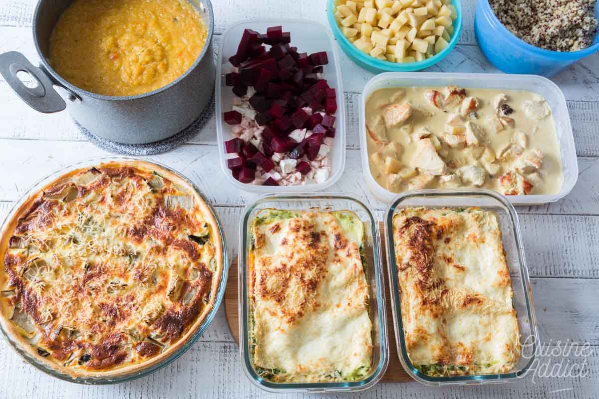 Quiche aux côtes de blettes et lardons