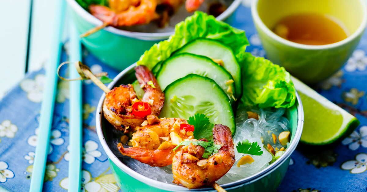 Les crevettes sautées façon bo-bun : une explosion de saveurs