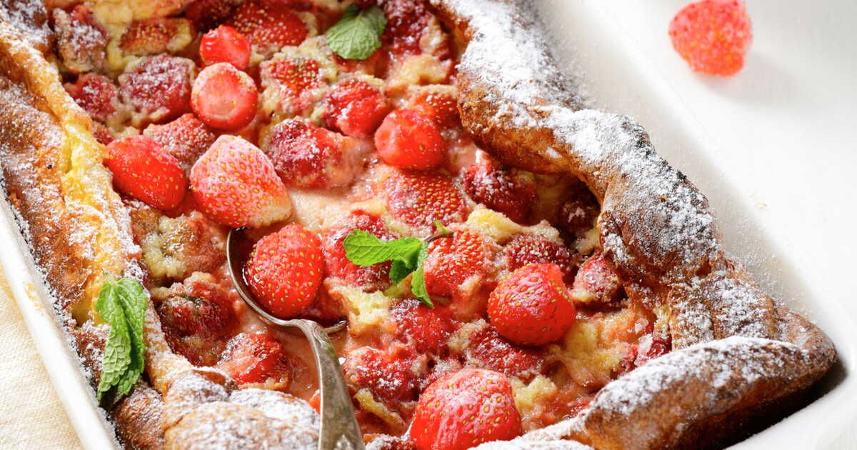 Un clafoutis aux fraises et basilic pour épater vos convives