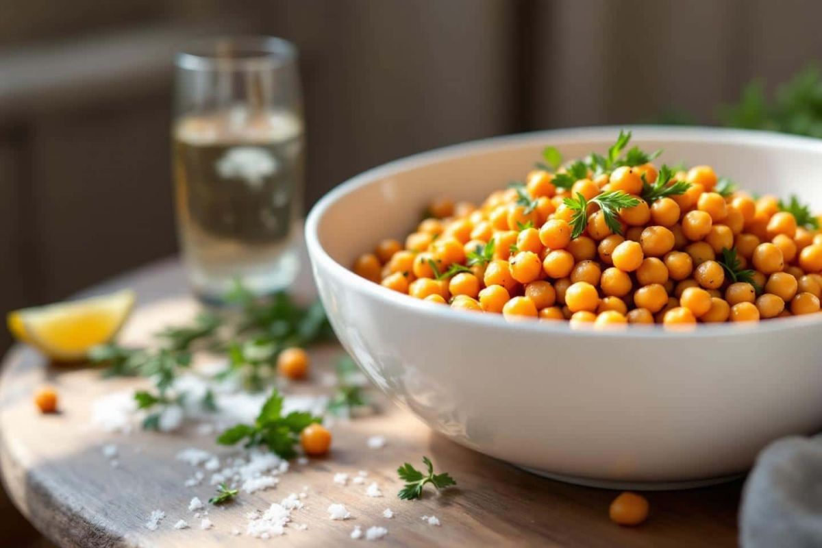 Pois chiches croustillants : l'apéritif sain qui séduit vos convives