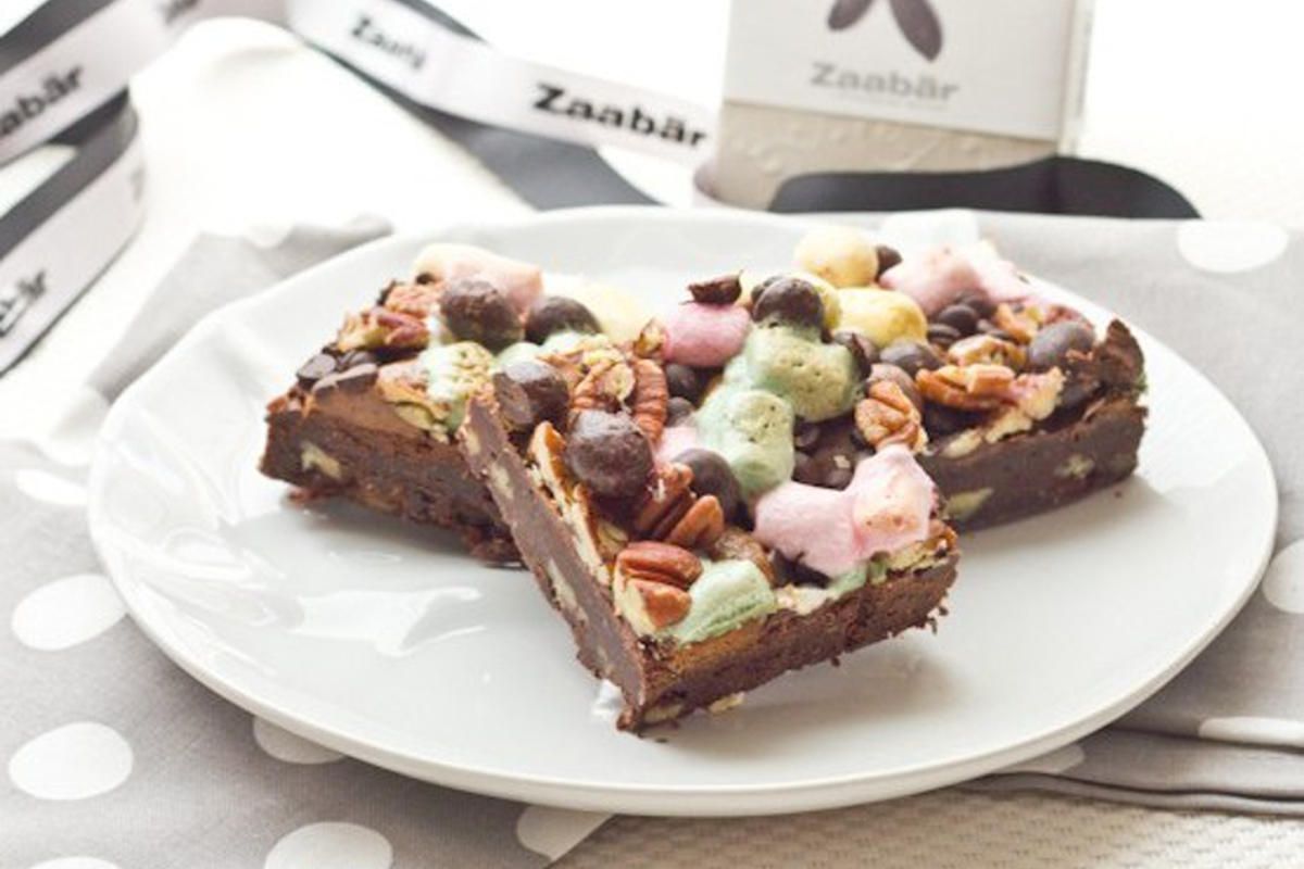 Rocky Road Brownie à la fève Tonka