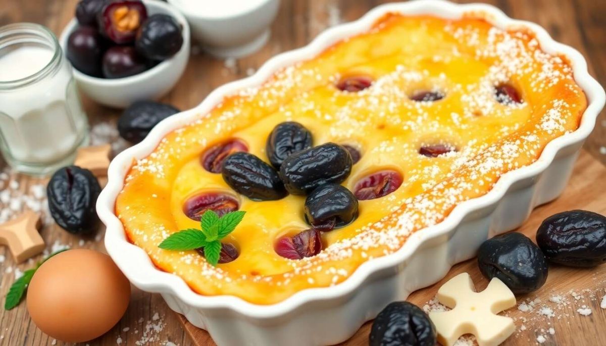 Un clafoutis aux pruneaux à tomber : recette simple et délicieuse