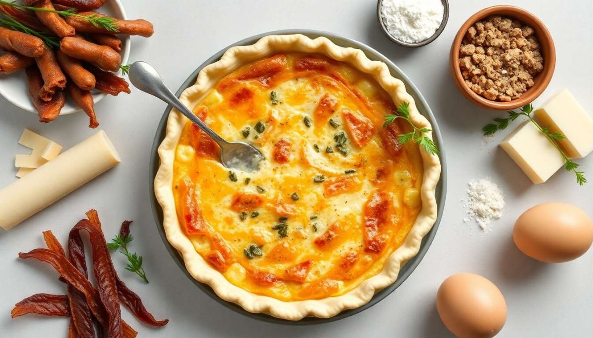 Une quiche lorraine légère et savoureuse, sans crème