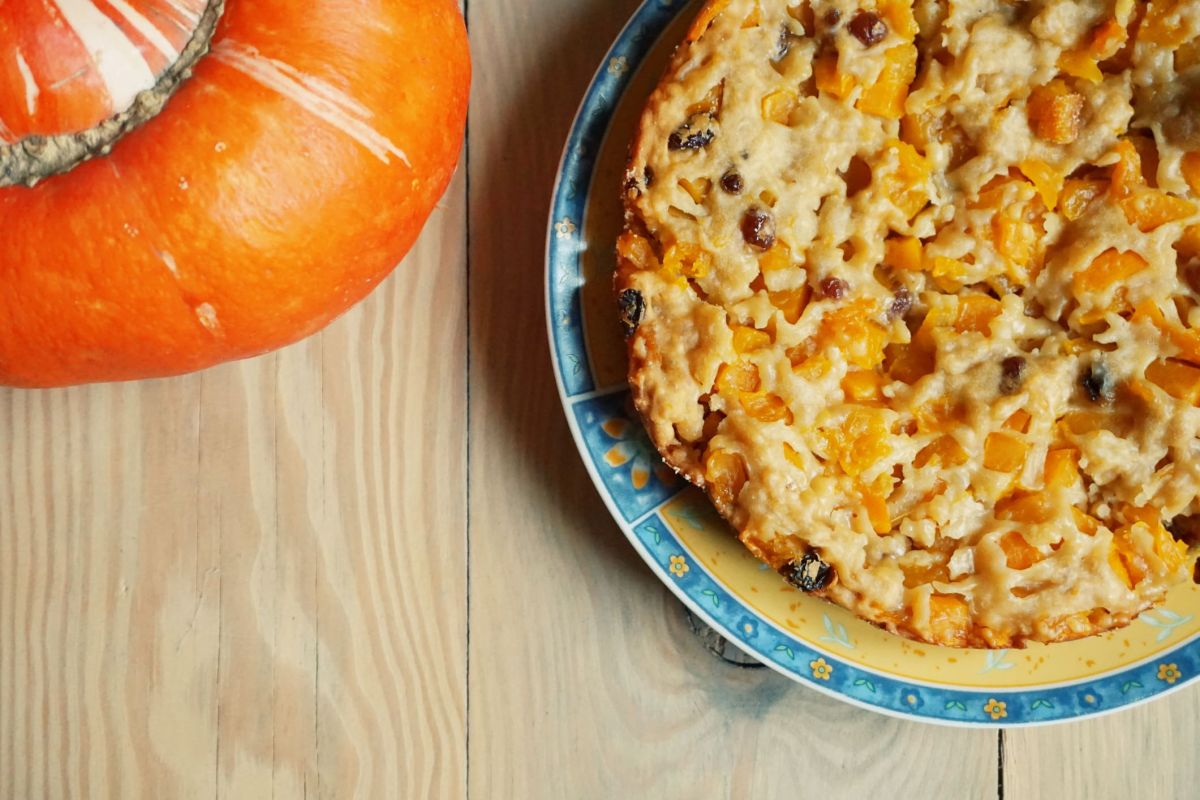 Le clafoutis au potimarron et chèvre qui réchauffe les cœurs