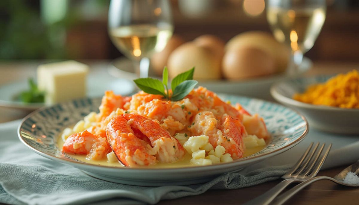 Une cassolette de homard surgelé aux accents de safran