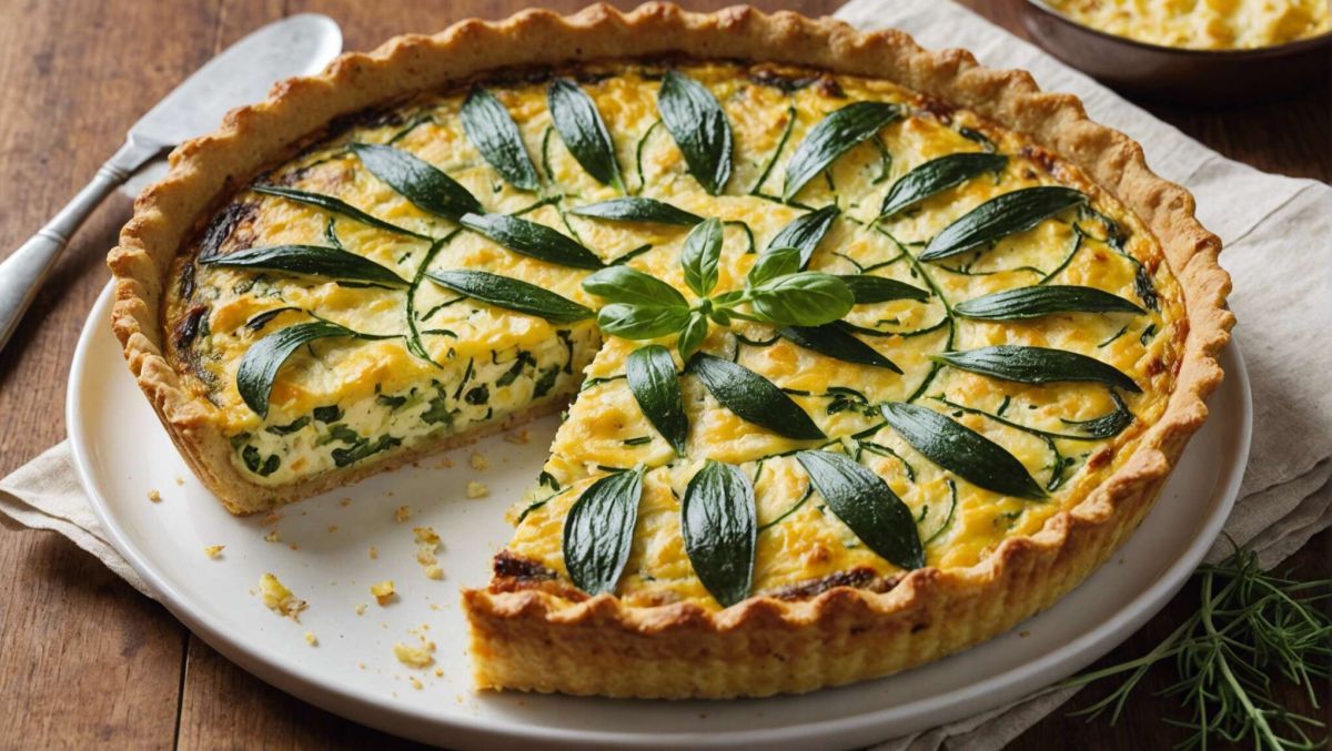 Réalisez une quiche sans pâte aux courgettes