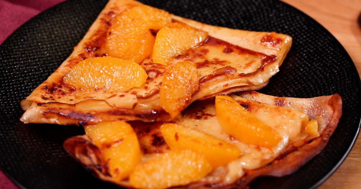 Découvrez la délicieuse recette des crêpes Suzette par Cyril Lignac