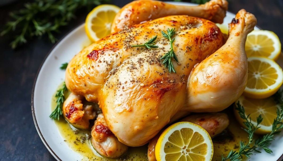 Poulet rôti au citron et estragon : une recette gourmande à partager