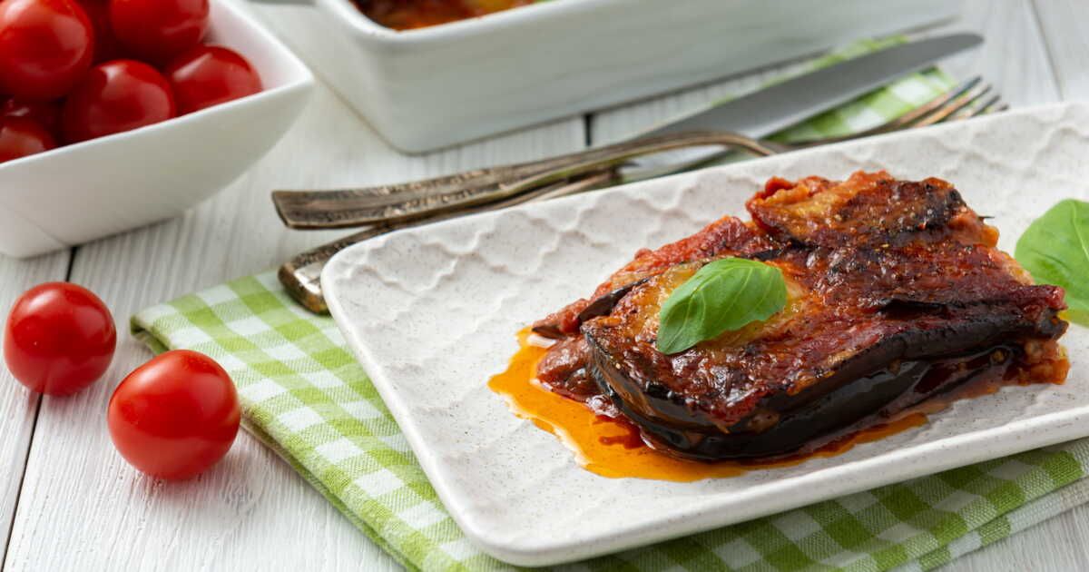 Dégustez la parmigiana d'aubergines sans friture