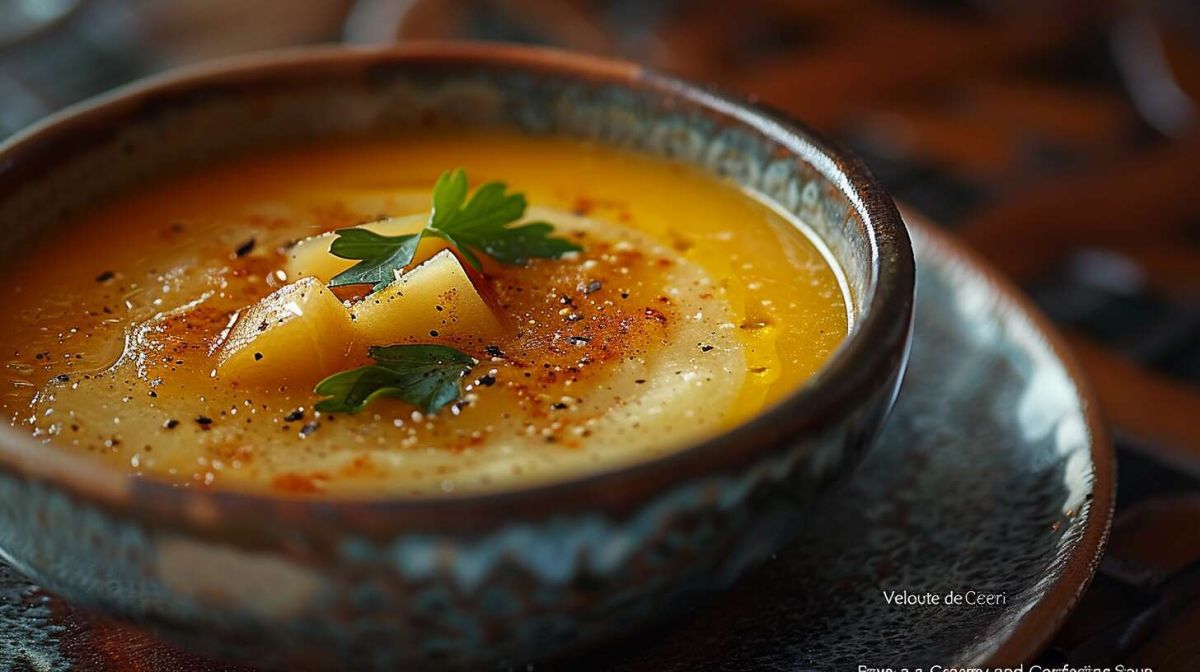 Savourez un velouté de céleri-rave pour réchauffer vos soirées