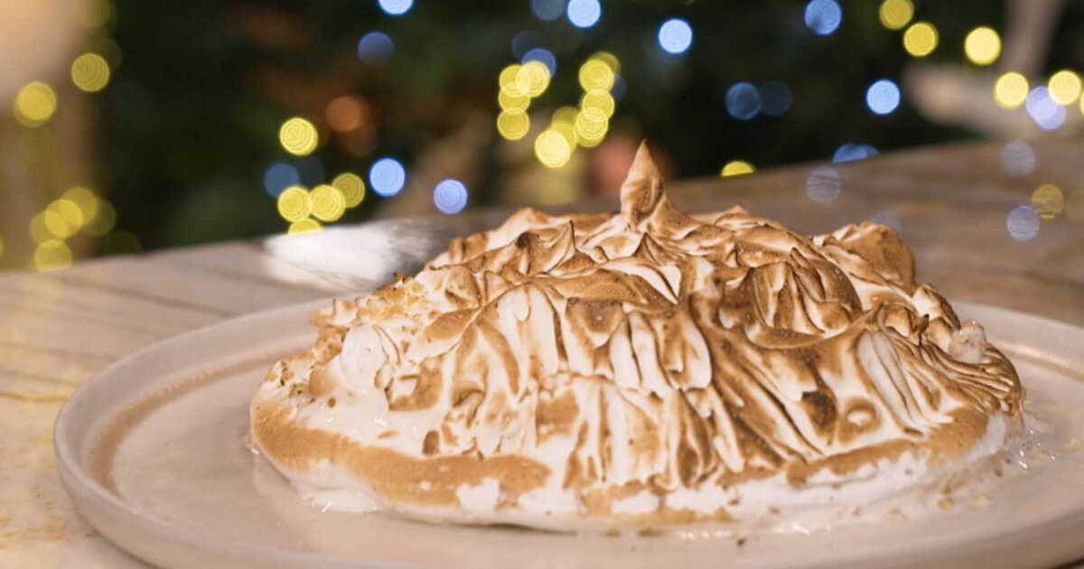 une touche festive avec l'omelette norvégienne de cyril lignac