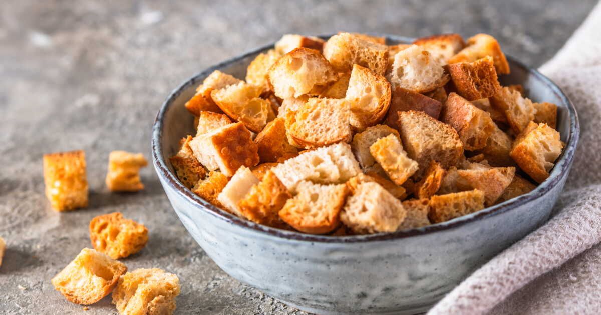 les secrets pour des croûtons bien croustillants