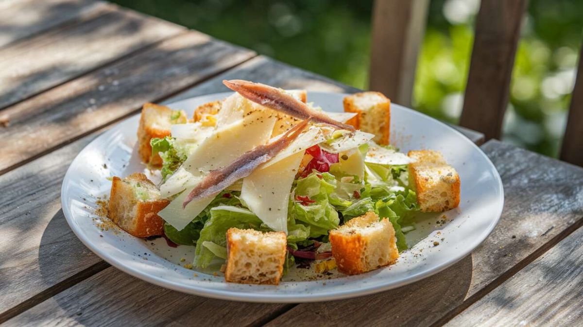 La salade césar rapide et délicieuse pour vos repas d'été