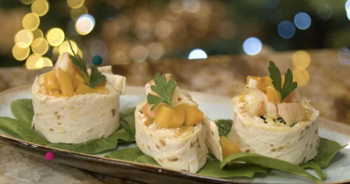 Rouleaux de printemps aux crevettes et mangue : la recette festive de Cyril Lignac