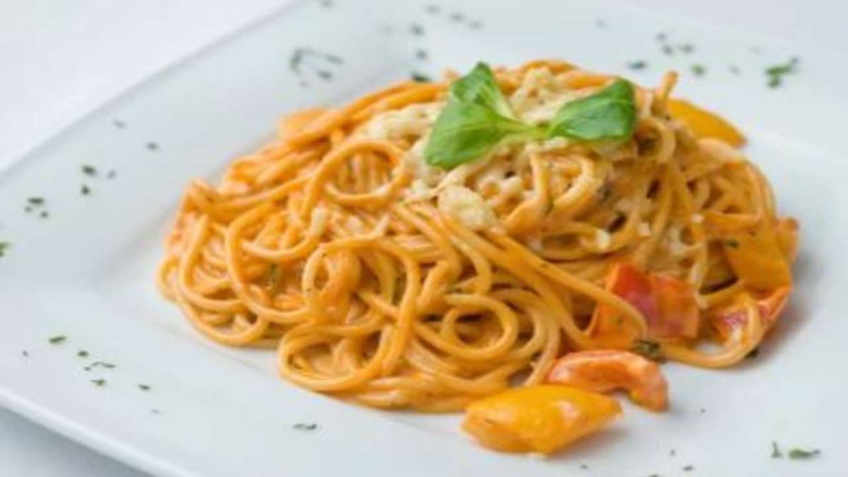 Spaghetti raffinés aux tomates cerises et crème de parmesan